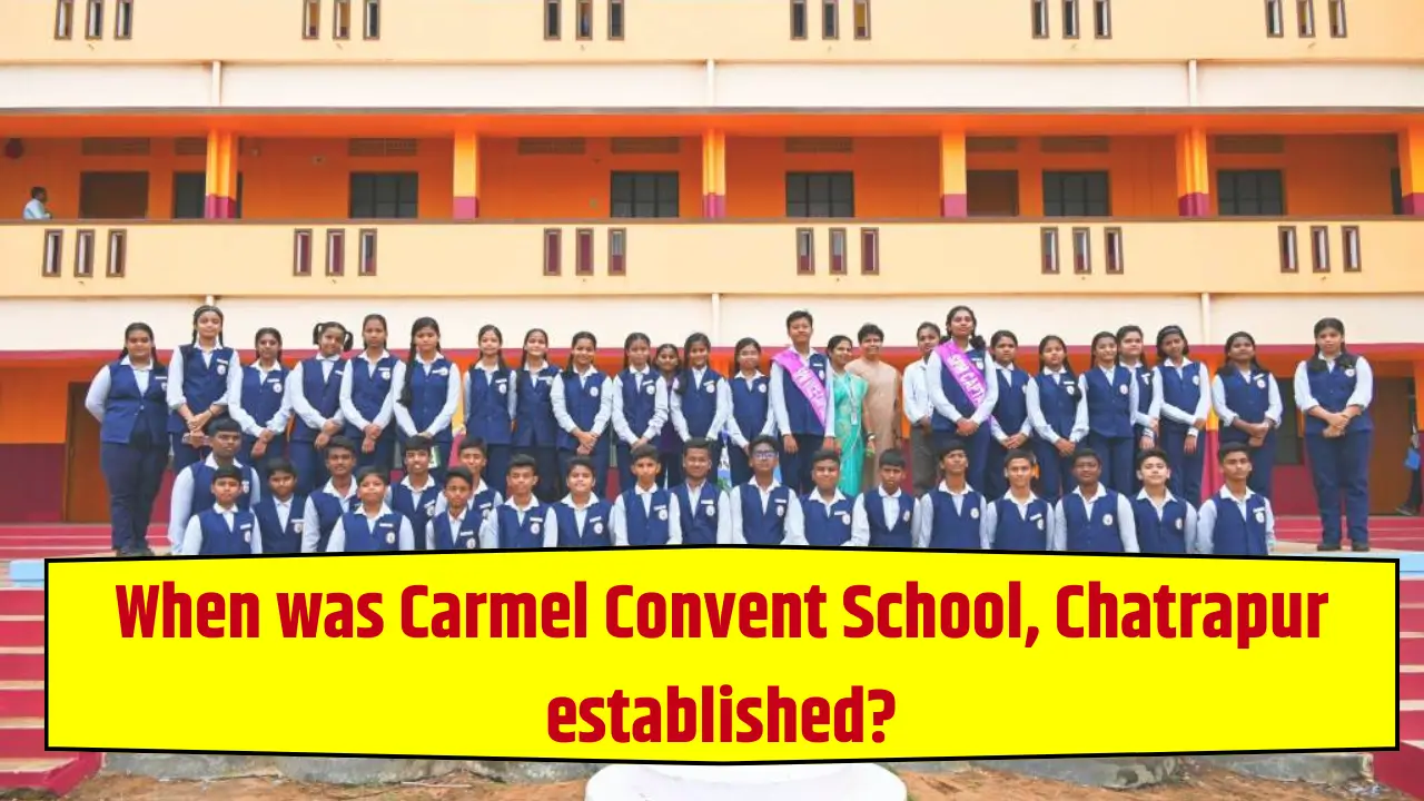 Carmel Covent School Establishing Year