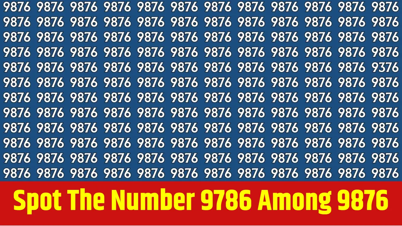 Spot 9786 Among 9876